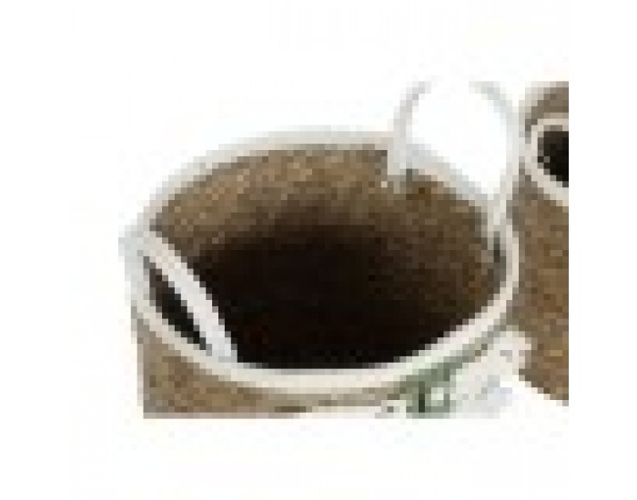 Игра на Кошници Home ESPRIT Бял Зелен Естествен Естествено влакно Тропически 39 x 39 x 47 cm (3 Части)