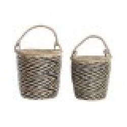 Игра на Кошници DKD Home Decor Колониален (35 x 35 x 36 cm) Игра на Кошници DKD Home Decor Колониален (35 x 35 x 36 cm) - Сувенири, Подаръци, Свещи