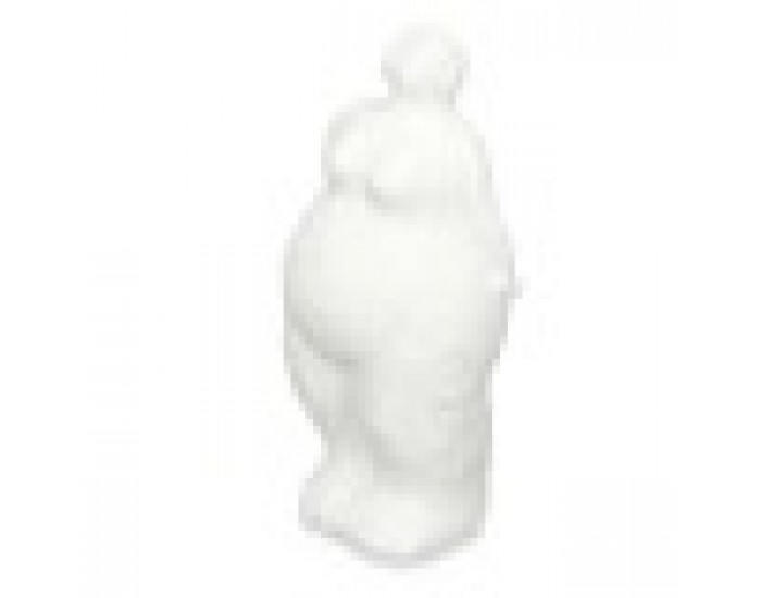 Декоративна фигурка Бял Dolomite 14 x 34 x 12 cm (6 броя) Дама На крак