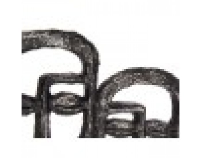 Декоративна фигурка Лице Черен 27 x 32,5 x 10,5 cm (4 броя)