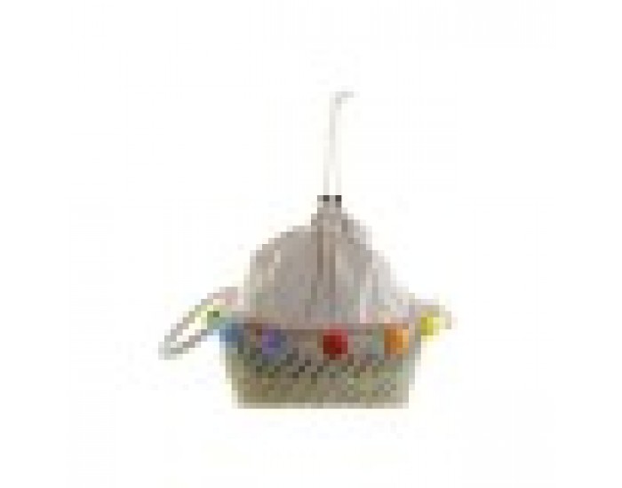 Игра на Кошници DKD Home Decor полиестер Помпони (57 x 45 x 42,5 cm)
