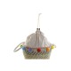 Игра на Кошници DKD Home Decor полиестер Помпони (57 x 45 x 42,5 cm)