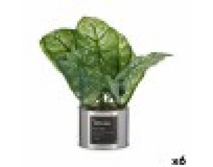 Декоративно Растение Метал Пластмаса 26 x 26 x 26 cm (6 броя)