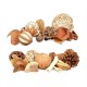 Decorative Potpourri Бял Кафяв Червен 14 x 30,5 x 14 cm (6 броя) Decorative Potpourri Бял Кафяв Червен 14 x 30,5 x 14 cm (6 броя)