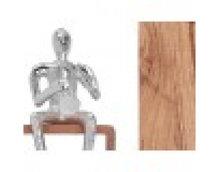 Декоративна фигурка Саксофон Сребрист Дървен Метал 13 x 27 x 13 cm