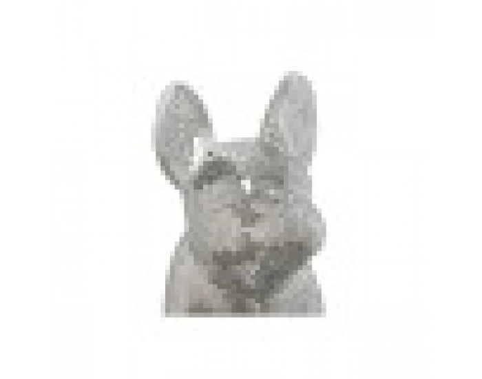 Декоративна фигурка Home ESPRIT Сребрист Куче 28 x 17 x 33 cm