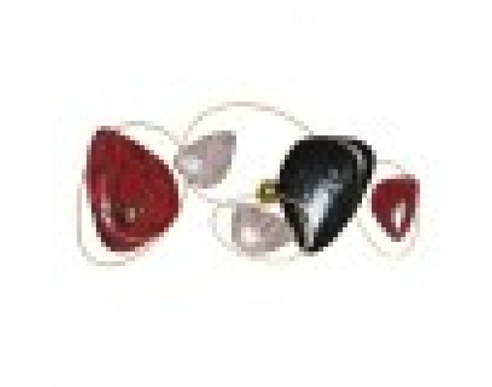 Декорация за стена DKD Home Decor Червен Черен Златен Метал (123 x 10 x 65 cm)