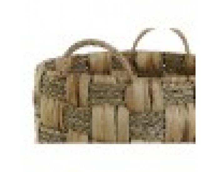 Игра на Кошници Home ESPRIT Естествен Морска трева Естествено влакно Boho 43 x 43 x 39 cm (2 Части)
