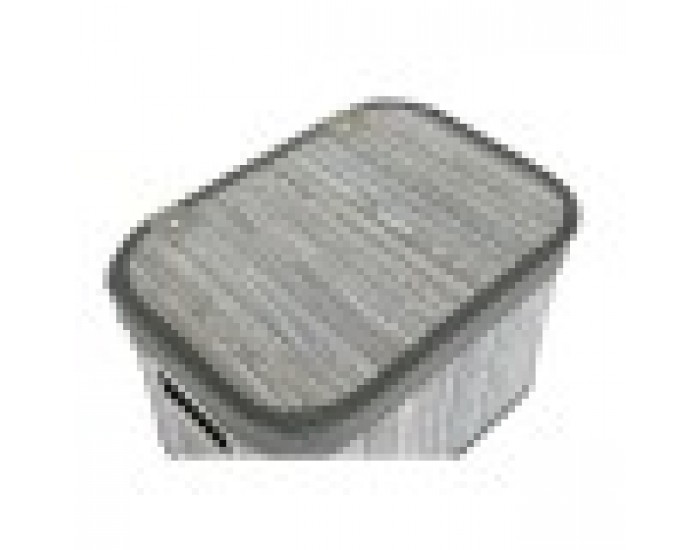 Игра на Кошници DKD Home Decor Бял Сив Бамбук Дървен MDF 51 x 35 x 33 cm