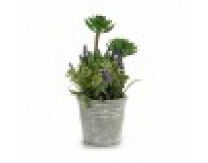 Декоративно Растение Поле с цветя Kорк Пластмаса 10 x 25 x 10 cm (12 броя)