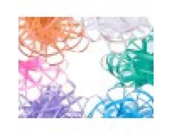 Примка Многоцветен PVC 5,8 cm (12 броя)