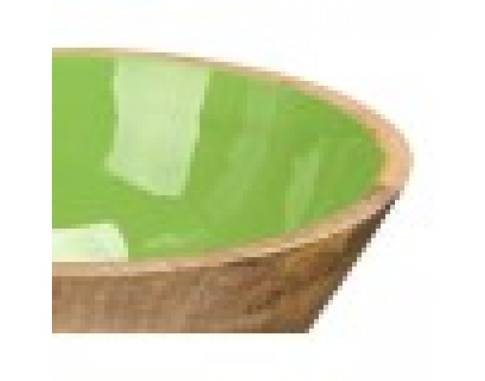 Купа GiftDecor MALI-701 G Зелен Емайл Дърво манго 24,3 x 10,5 x 24,3 cm (6 броя) Купа GiftDecor MALI-701 G Зелен Емайл Дърво манго 24,3 x 10,5 x 24,3 cm (6 броя)