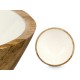 Купа GiftDecor MALI-701 W Бял Емайл Дърво манго 25 x 10,3 x 25 cm (6 броя) Купа GiftDecor MALI-701 W Бял Емайл Дърво манго 25 x 10,3 x 25 cm (6 броя)