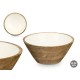 Купа GiftDecor MALI-701 W Бял Емайл Дърво манго 25 x 10,3 x 25 cm (6 броя) Купа GiftDecor MALI-701 W Бял Емайл Дърво манго 25 x 10,3 x 25 cm (6 броя)