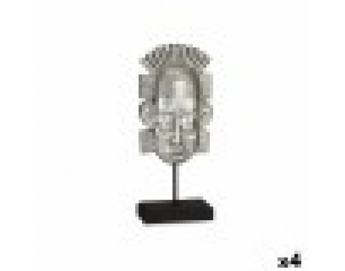 Декоративна фигурка Индианец Сребрист 17,5 x 36 x 10,5 cm (4 броя)