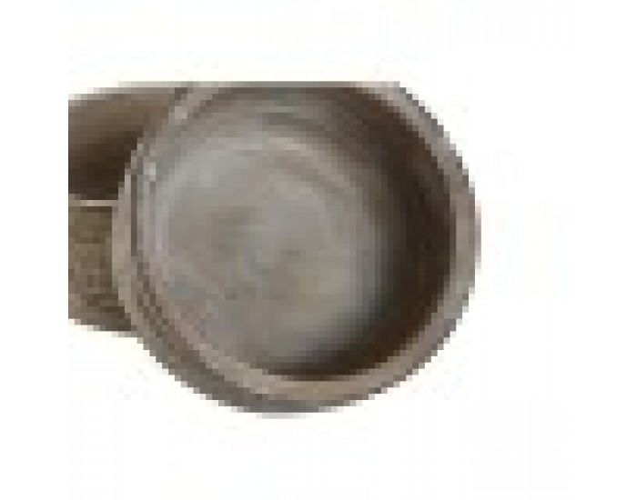 Украса за център на маса DKD Home Decor Бял Естествен Индианец 30,5 x 30,5 x 12,7 cm (3 Части)