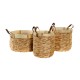 Игра на Кошници DKD Home Decor Бамбук Тропически (40 x 40 x 24 cm)