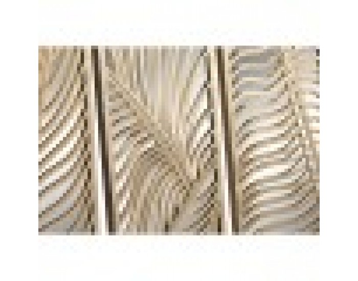 Декорация за стена Home ESPRIT Златен Лист на растение 72 x 1,5 x 68 cm