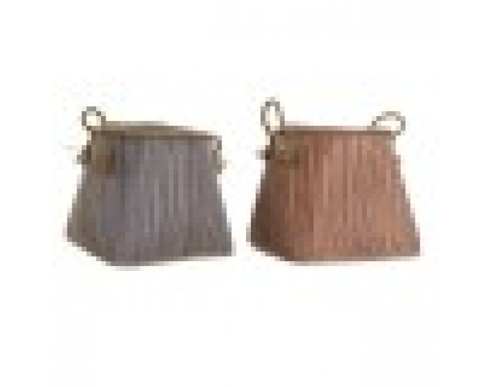 Кошница DKD Home Decor влакно (40 x 40 x 45 cm) (2 броя)