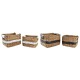 Игра на Кошници DKD Home Decor Колониален PU влакно (32 x 25 x 20 cm) (2 броя) Игра на Кошници DKD Home Decor Колониален PU влакно (32 x 25 x 20 cm) (2 броя)