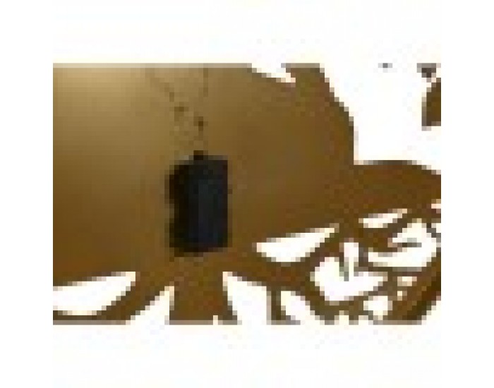 Декорация за стена Home ESPRIT Черен Златен Буда Ориенталски 100 x 1 x 100 cm (2 броя)