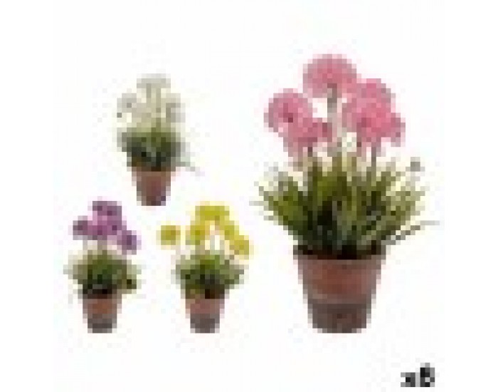 Декоративно Растение Kорк Керамика Пластмаса 24 x 43 x 24 cm (8 броя)