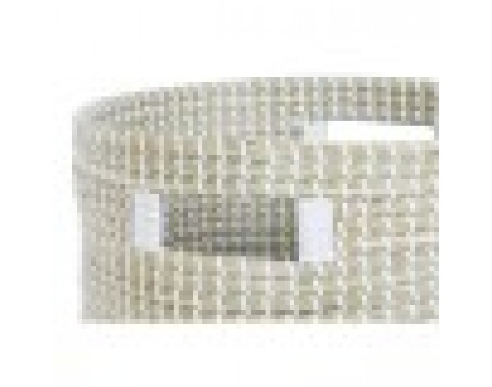 Игра на Кошници DKD Home Decor Син Бял Естествен Морска трева 44 x 44 x 51 cm