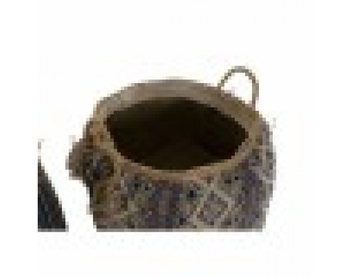 Кошница DKD Home Decor Естествено влакно 41 x 41 x 40 cm Boho (2 броя) Кошница DKD Home Decor Естествено влакно 41 x 41 x 40 cm Boho (2 броя)
