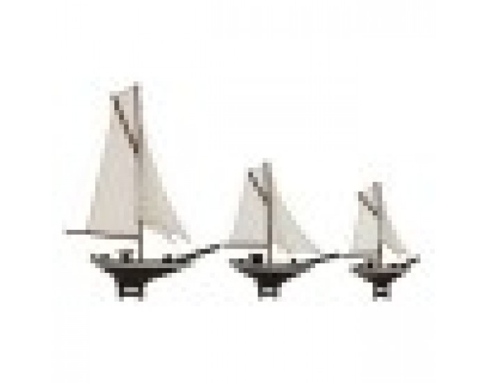 Декоративна фигурка Home ESPRIT Бял Кафяв Средиземноморско 55 x 8 x 70 cm (3 Части)