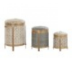 Игра на Кошници DKD Home Decor Бамбук (31 x 31 x 45 cm) Игра на Кошници DKD Home Decor Бамбук (31 x 31 x 45 cm) - Сувенири, Подаръци, Свещи