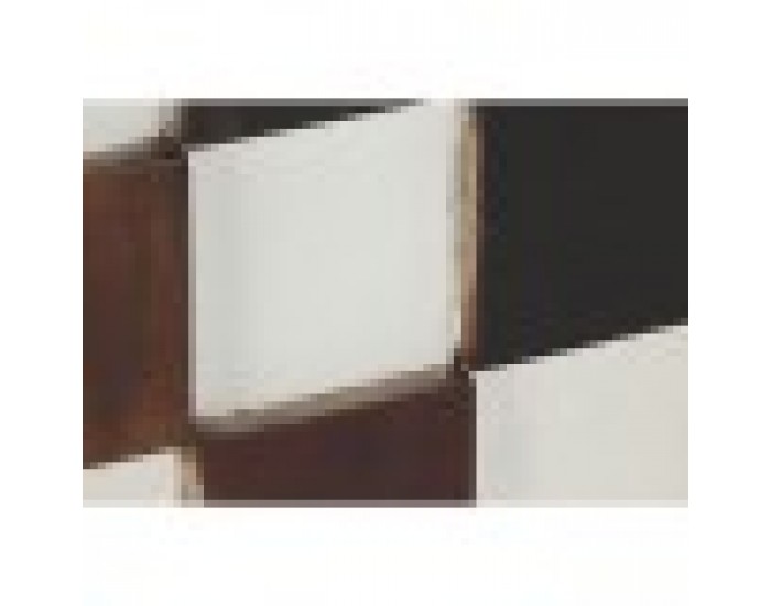 Декорация за стена Home ESPRIT Бял Черен Естествен Модерен 90 x 4 x 90 cm