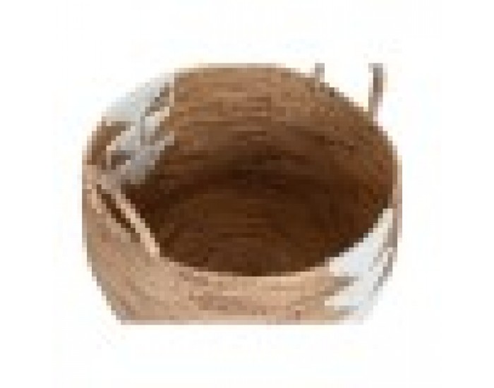 Игра на Кошници DKD Home Decor Бял Естествен Въже Морска трева Boho 55 x 55 x 40 cm