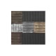 Декорация за стена DKD Home Decor Черен Златен Glamour Модерен Дървен MDF (91 x 3 x 91 cm)