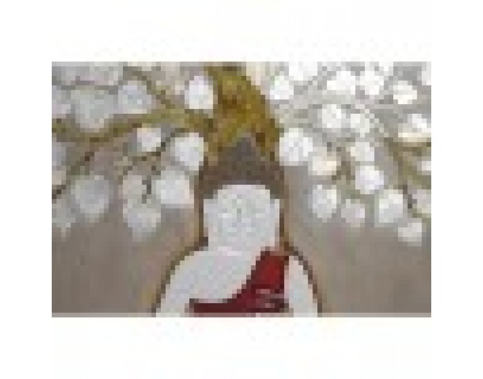 Декорация за стена DKD Home Decor Бежов Златен 70 x 4 x 100 cm