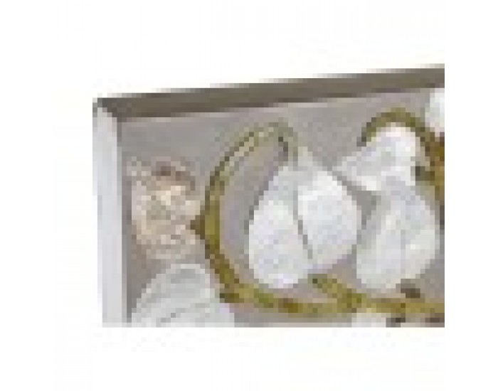 Декорация за стена DKD Home Decor Бежов Златен 70 x 4 x 100 cm