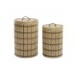 Игра на Кошници DKD Home Decor 40 x 40 x 63 cm Бамбук Игра на Кошници DKD Home Decor 40 x 40 x 63 cm Бамбук - Сувенири, Подаръци, Свещи