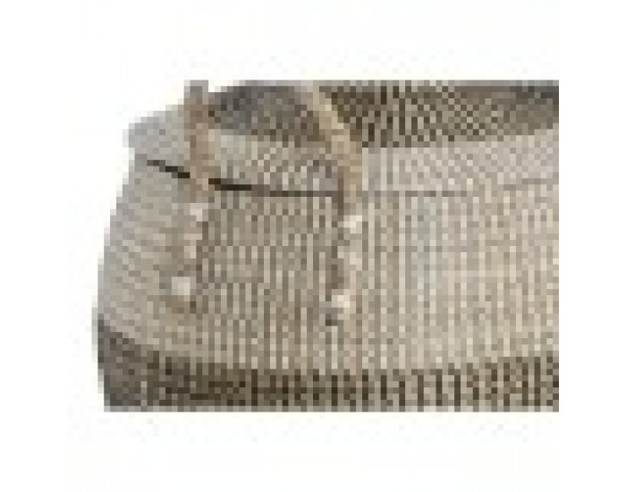 Игра на Кошници Home ESPRIT Бял Черен Естествен 45 x 45 x 48 cm (2 Части)