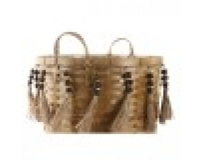 Игра на Кошници DKD Home Decor Многоцветен Бамбук Boho 49 x 45 x 54 cm