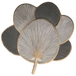 Декорация за стена DKD Home Decor Сив Дървен MDF (121 x 2 x 121 cm) (2 броя) Декорация за стена DKD Home Decor Сив Дървен MDF (121 x 2 x 121 cm) (2 броя) - Сувенири, Подаръци, Свещи