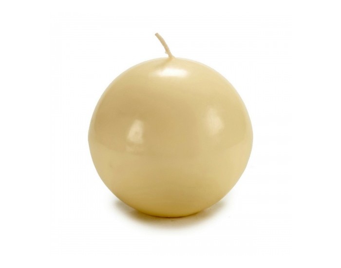 Свещ 10 cm Восък Сметана 10 x 10 x 10 cm