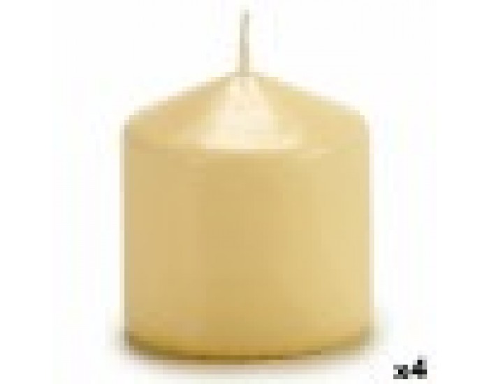 Свещ Сметана Восък (7 x 7,8 x 7 cm) (4 броя)
