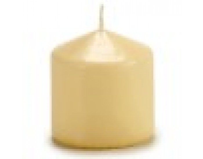 Свещ Сметана Восък (7 x 7,8 x 7 cm) (4 броя)