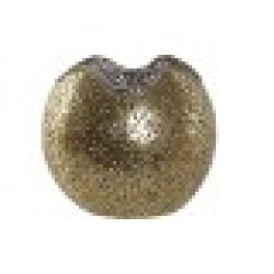 Поставка за свещ Home ESPRIT Златен Метал Кристал 13,5 x 13,5 x 11,5 cm - Сувенири, Подаръци, Свещи