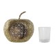 Поставка за свещ Home ESPRIT Златен Метал Кристал 14 x 14 x 13 cm Поставка за свещ Home ESPRIT Златен Метал Кристал 14 x 14 x 13 cm