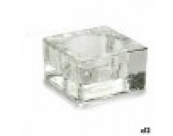 Поставка за свещ Прозрачен Cтъкло 6 x 3 x 6 cm (12 броя)
