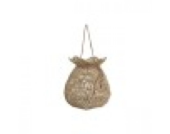 Поставка за свещ Home ESPRIT Естествен Метал Въже 21 x 21 x 30 cm