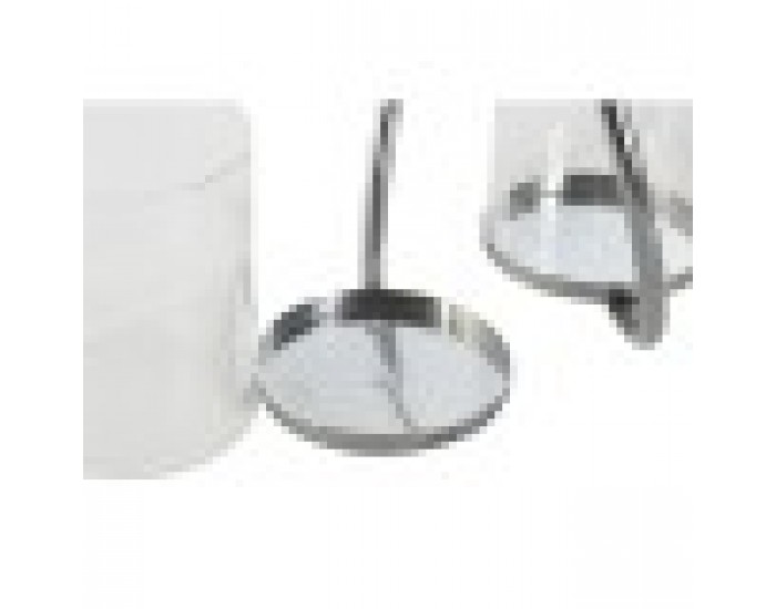 Поставка за свещ Home ESPRIT Черен Сребрист Метал Кристал 24 x 19 x 18 cm (2 броя)