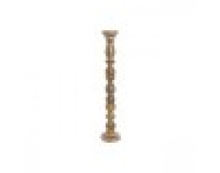 Канделабър Home ESPRIT Кафяв Дърво манго Естествен романтичен 15 x 15 x 76 cm