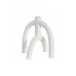Канделабър DKD Home Decor Scandi 21,5 x 21,5 x 23 cm Бял Смола - Сувенири, Подаръци, Свещи