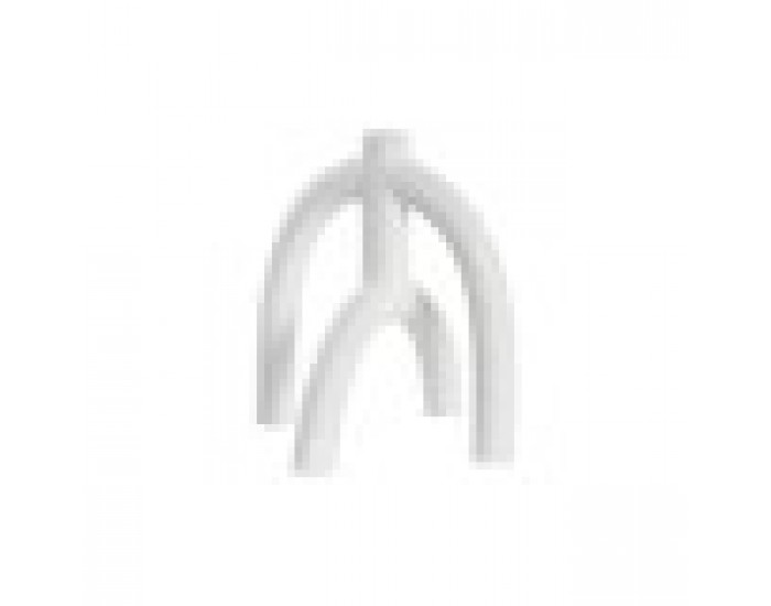 Канделабър DKD Home Decor Scandi 21,5 x 21,5 x 23 cm Бял Смола
